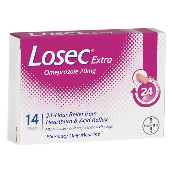 Losec extra 20mg 14 Tablets | Fairfield Pharmacy